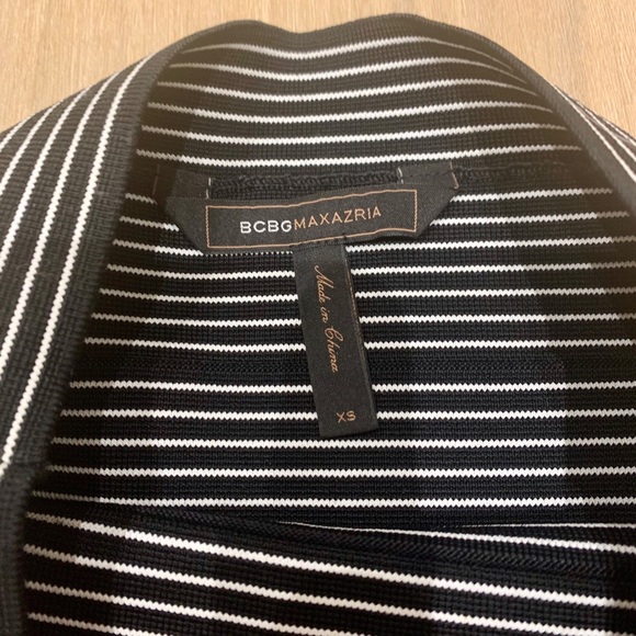 BCBG MaxAzria Striped Bandage Skirt - Picture 4 of 5